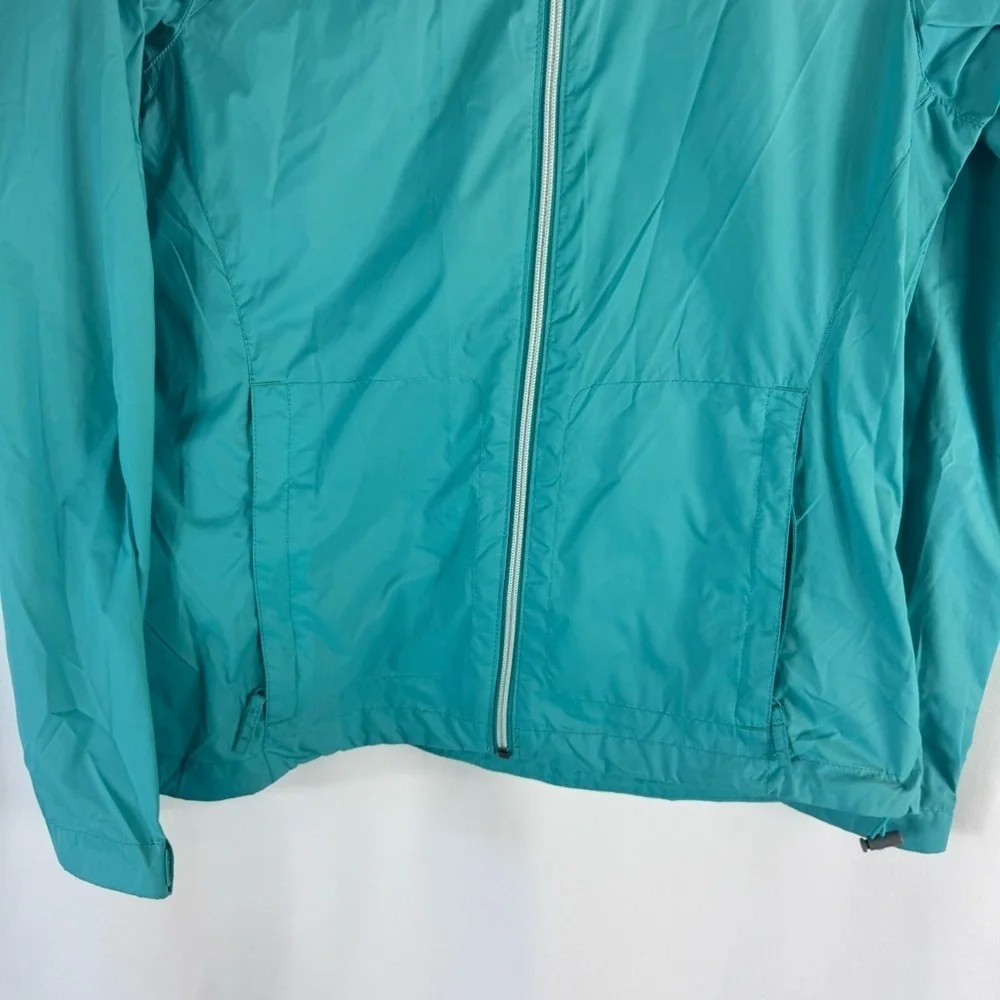 Women's Columbia Switchback III Hooded Packable Jacket Color: Teal Jacket